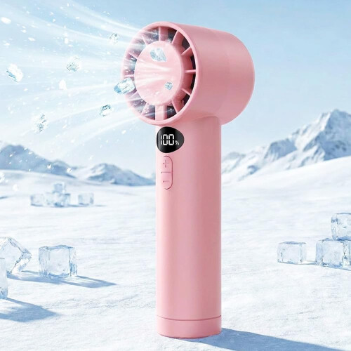 (PINK, -) Mini ventilateur, USB, réglable