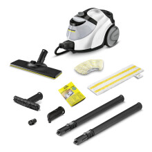 Kärcher SC 5 EasyFix Steam Cleaner with hot water connection, steam pressure: 4.2 bar, heating time: 3 min, area: approx. 150 m², tank: 0.5 l + 1.5