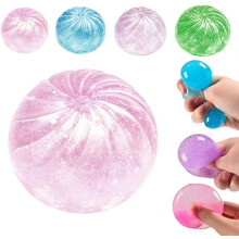 (Pink, -) 2026 Brokatowy pierożek Squishy, sensoryczny gadżet łagodzący stres