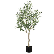 YOLEO 4FT Artificial Olive Tree for Home Office Indoor Decor (Style 2) | Lifelike Faux Silk Tree 120cm