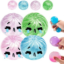 (White, -) 2026 Brokatowy pierożek Squishy, sensoryczny gadżet łagodzący stres