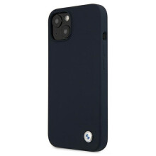 iPhone 13 mini BMW Silikone Signature Cover Marineblå