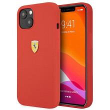 iPhone 13 mini Ferrari Hardcase Silicone Rouge