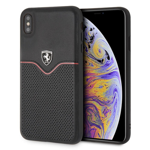 Ferrari Custodia per iPhone Xs Max Ferrari Off Track Victory nera