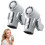 (Gray 2pcs, -) Mini ventilateur clip, affichage LED 1