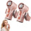 (Pink 2pcs, -) Mini ventilateur clip, affichage LED 1