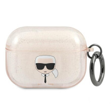 Karl Lagerfeld Glitzergold AirPods Pro Hülle