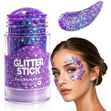 (Purple Star Glitter Stick, -) Conjunto de 3 furadores de papel em formato de estrela, cortador de furos portátil para scrapbook e cartões.