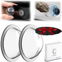 (1 pair, -) 1 pair Car Camera Lens Protector, Clear Anti-Rain Cover
