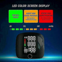 (Silent) New Wrist Blood Pressure Monitors With Large Screen Rechargeable Digital Automatic Bp Machine For Home Use Seniors_qlsg