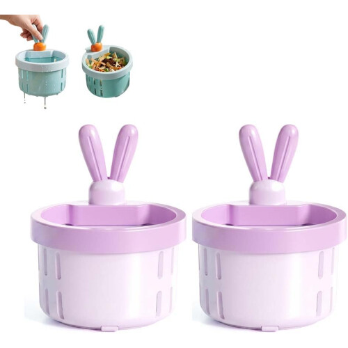 (Purple 2pcs, -) Ψαλίδι κουζίνας, από ανοξείδωτο ατσάλι