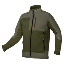 ZÖLD SOFTSHELL KÜLTÉRI PULÓVER XL MÉRET - T N81-517-XL
