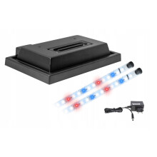 Akvarieovertræk 40x25 sort + Spectrum LED-belysning BBNBBC