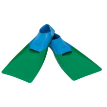 Pinne da nuoto lunghe Aqua-Sport XXXXL, verde-blu, taglia 48-49 AS1619
