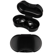 Estuche negro para tapones para los oídos Aqua Sport AS1295
