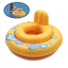 Aqua-Sport autostol med hjul, gul, 60 cm, AS01260