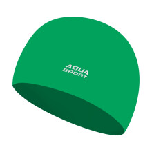 Aqua-Sport Monocap 2.0 silikone hjelm, fluorescerende grøn AS9590, 20 x 24,5 cm, 60 g