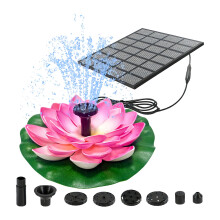 Dekorative Sonnenenergie-Wasseranzeige für kleine Pools mit-Rosa