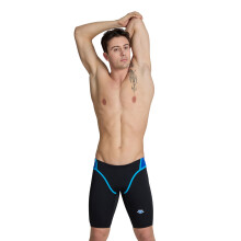 Arena Swimwear Icons Jammer Panel badedragt til mænd, sort, neonblå, fandango rød og turkis, 006675/584 D5 85