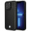 BMW iPhone 14 Pro BMW Læderetui Diamantmønster Sort 1