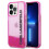 Custodia per iPhone 14 Pro Max Karl Lagerfeld Liquid Glitter Pink 1