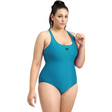 MAILLOT DE BAIN ARENA SWIMWEAR FEMME SOLID CONTROL PRO BACK PLUS BLEU VERT PROFOND 006270/600 D48-50