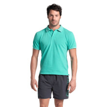 T-shirt ARENA pour homme, polo en coton piqué uni, bleu marine, réf. 006389/800 M
