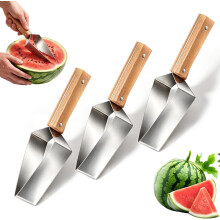 (Sliver 3pcs, -) 2026 Trojúhelníkový kráječ na meloun, nerezový kráječ