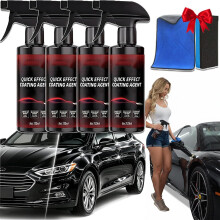 (4PCS, -) Autoversiegelung Spray Set, 120ml, Keramik, Hochglanz, Auto, Lack, Versiegelung, 1 Set, Pflege, Politur