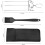 (2pcs, -) 3 brochettes barbecue, 14 pouces, acier 7