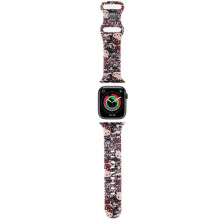 Apple Watch szíj 38 mm Hello Kitty rózsaszín szilikon graffiti