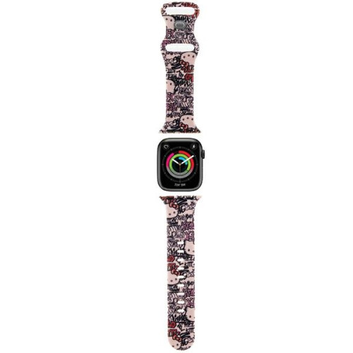 Hello Kitty Apple Watch Rem 38mm Hello Kitty Pink Silikone Graffiti