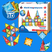 Magnetiske blokke 60 stk.