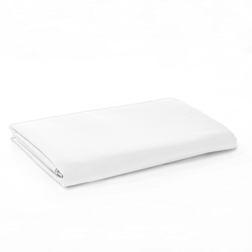 Sonia Linens Home Basic Soft Brushed Microfibre Flat Sheet - Non Iron Breathable Hypoallergenic Top Sheet (White, Single) 1