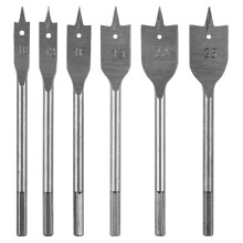 Punte da trapano per legno: 10, 13, 16, 19, 22, 25 mm, set da 6.