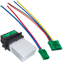 Renault Grand Scenic II Gebläsewiderstand + 2x Stecker (2-polig + 4-polig) 3-teiliges Set