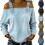 (Light Blue, Medium) Top de mezclilla sin mangas, ajustable 1
