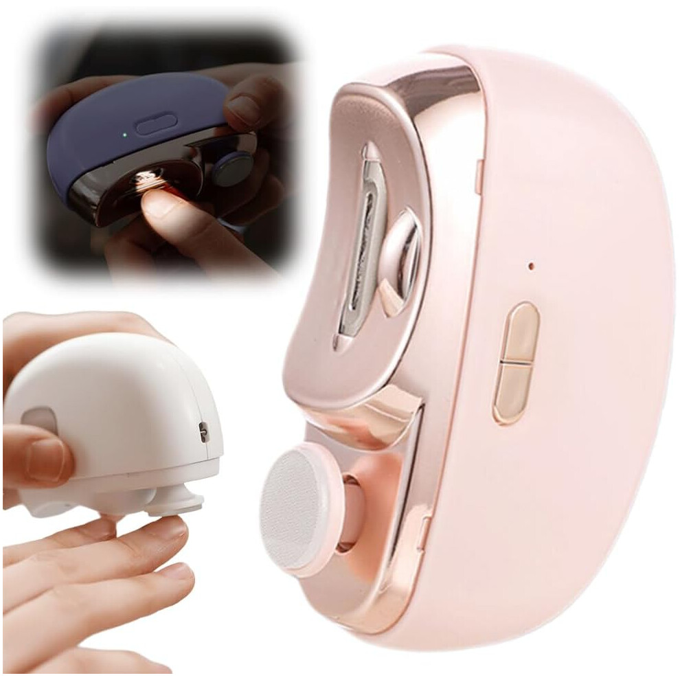 Oimg (Pink, -) 2026 Automatic Electric Nail Clipper, 2 Speeds Black