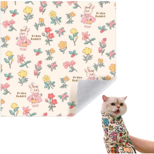 (#A6, L (within 22lbs)) Couverture toilettage chat, L