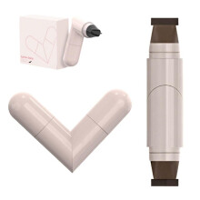 (Brown, -) 2026 Foldable Eyeliner Stamp, Waterproof Quick Dry Black