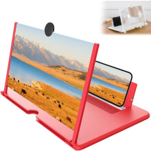 (Red, 10 inch) Schermvergroter - Zwart, 10 Inch, 2026, Telefoon