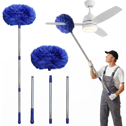 (Royal Blue, -) Brosse plafond, 3 sections, 12-55 pouces
