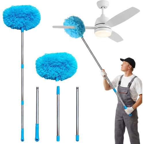 (Blue, -) Brosse plafond, 3 sections, 12-55 pouces