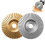 (2P-Bevel Disc, Gold/Silver, -) Καλάθι Αποθήκευσης, Ψάθινο 1