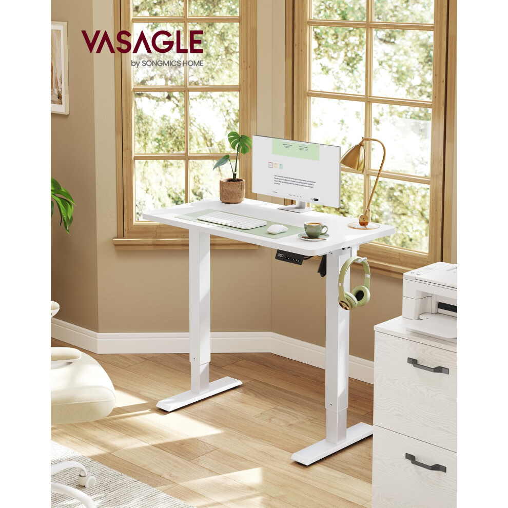 Vasagle Electric Standing Desk Height Adjustable Desk Sedentary Reminder 4