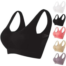 (Black, Small) Prodyšná podprsenka Cool Liftup Air 2024, síťovaná, s plnou oporou