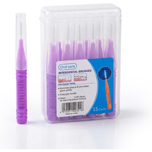 (Purple 15pcs, -) Καθαριστικό τάφων, 2 τεμάχια