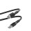 PURO ICON - USB-C -kaapeli USB-C:stä USB-C:hen 1,5 m (Musta) 1
