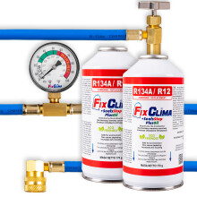 BIL AIRCONDITION SÆT GAS R134A + PAKNING 2xGas