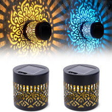 (2PCS, -) 2026 Decorative Solar Mandala Lights, 4PCS Waterproof